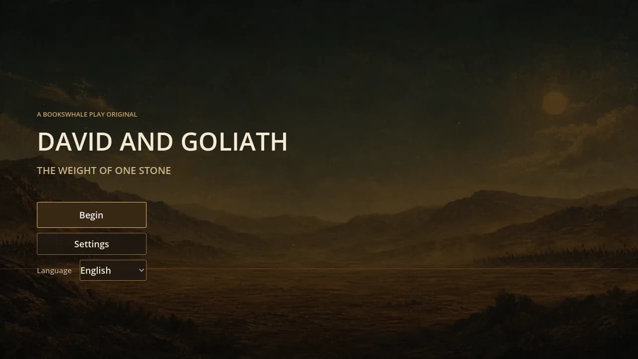 David & Goliath: One Stone