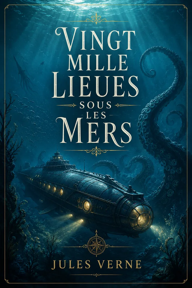 Vingt mille lieues sous les mers cover