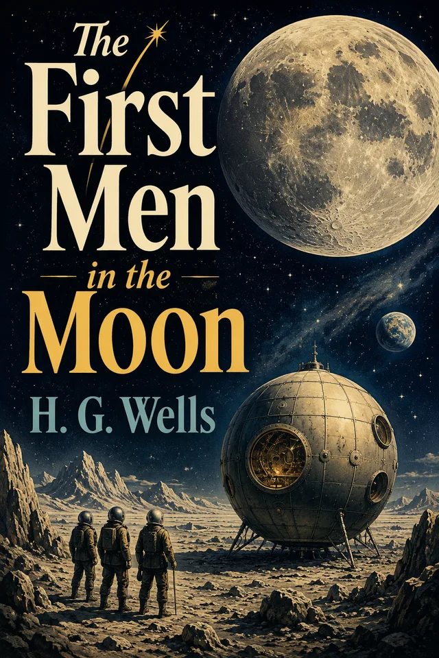 The First Men in the Moon cover