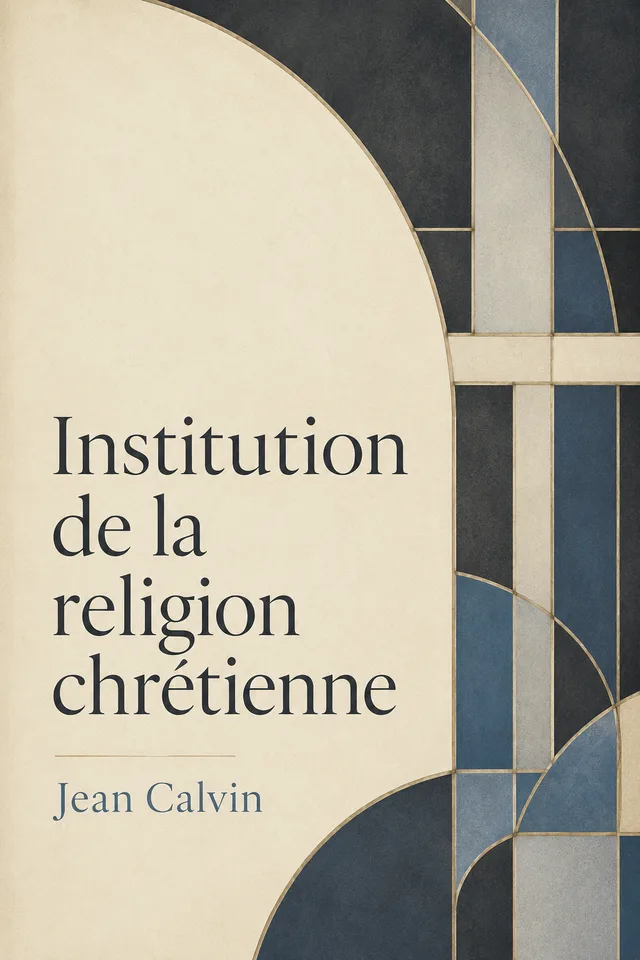 Institution de la religion chrétienne cover
