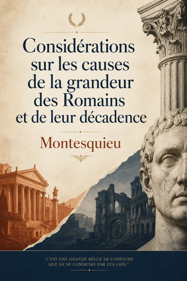 Considérations sur les causes de la grandeur des Romains et de leur décadence cover