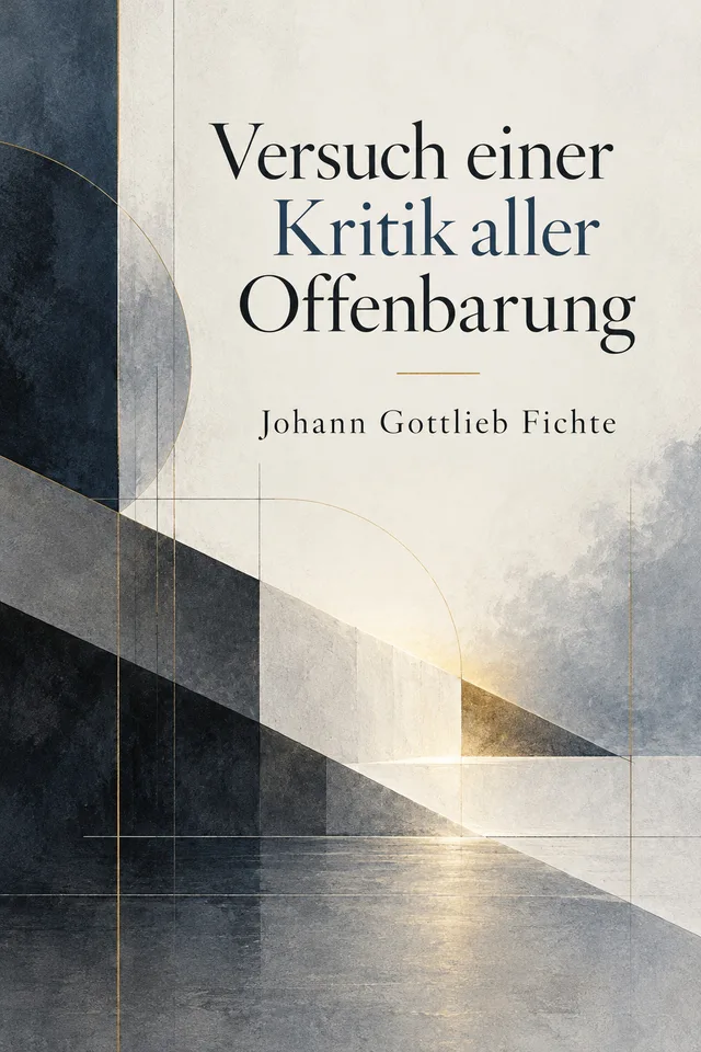 Versuch einer Kritik aller Offenbarung cover