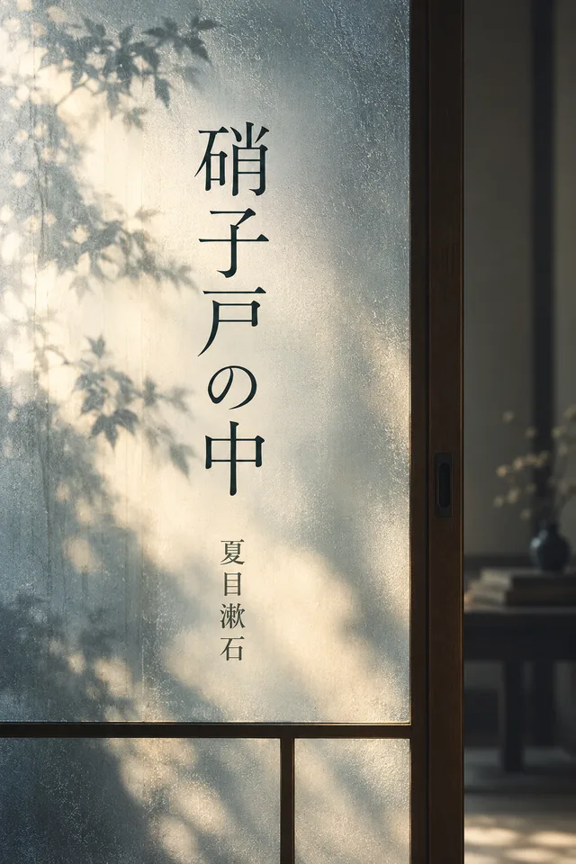 硝子戸の中 cover