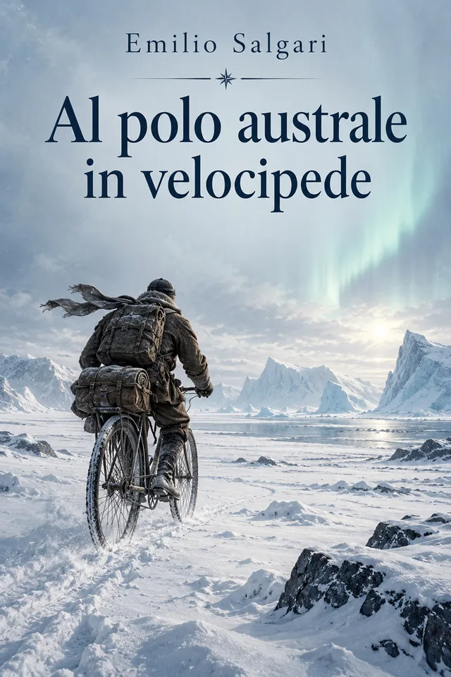 Al polo australe in velocipede cover